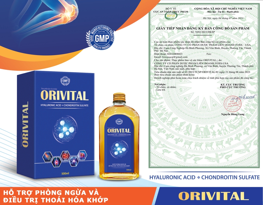 ORIVITAL - Siêu dưỡng chất cho khớp