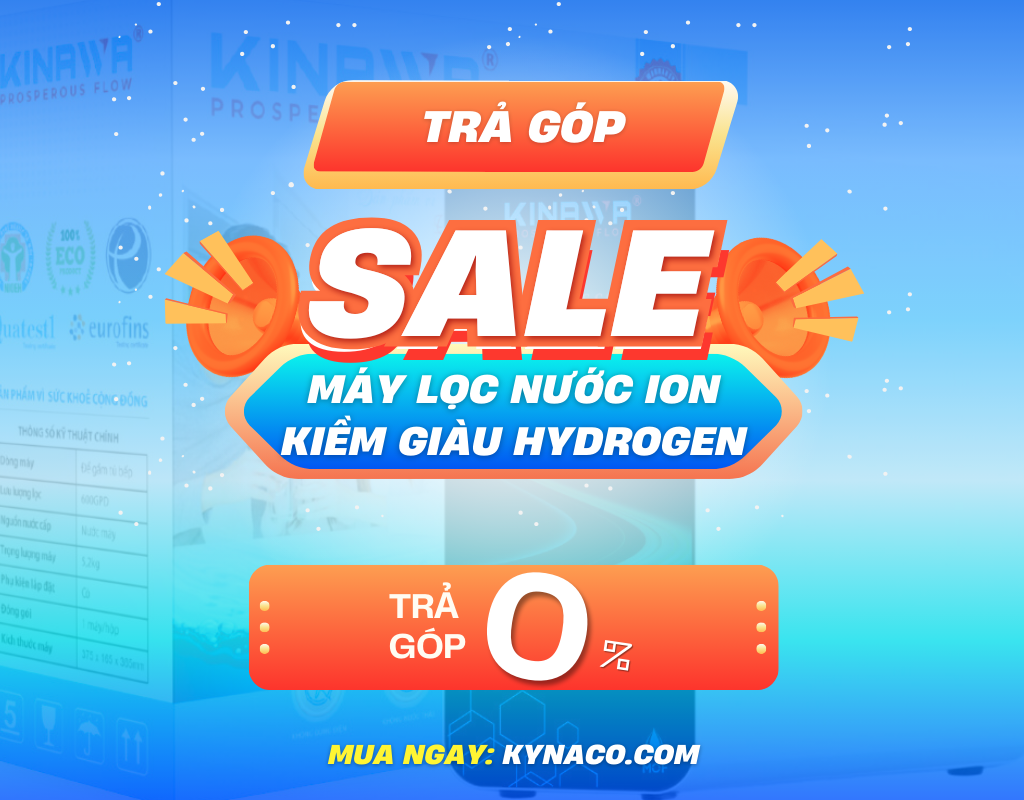 (Trả định kỳ) Máy ion kiềm KYNAWA