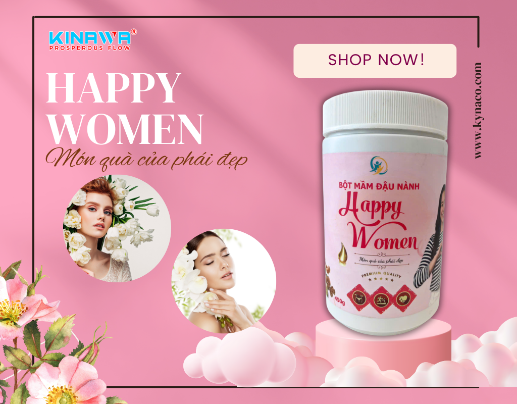 Bột Mầm đậu nành HAPPY WOMEN