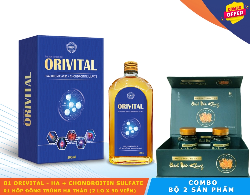 COMBO Orivital + Đông trùng hạ thảo